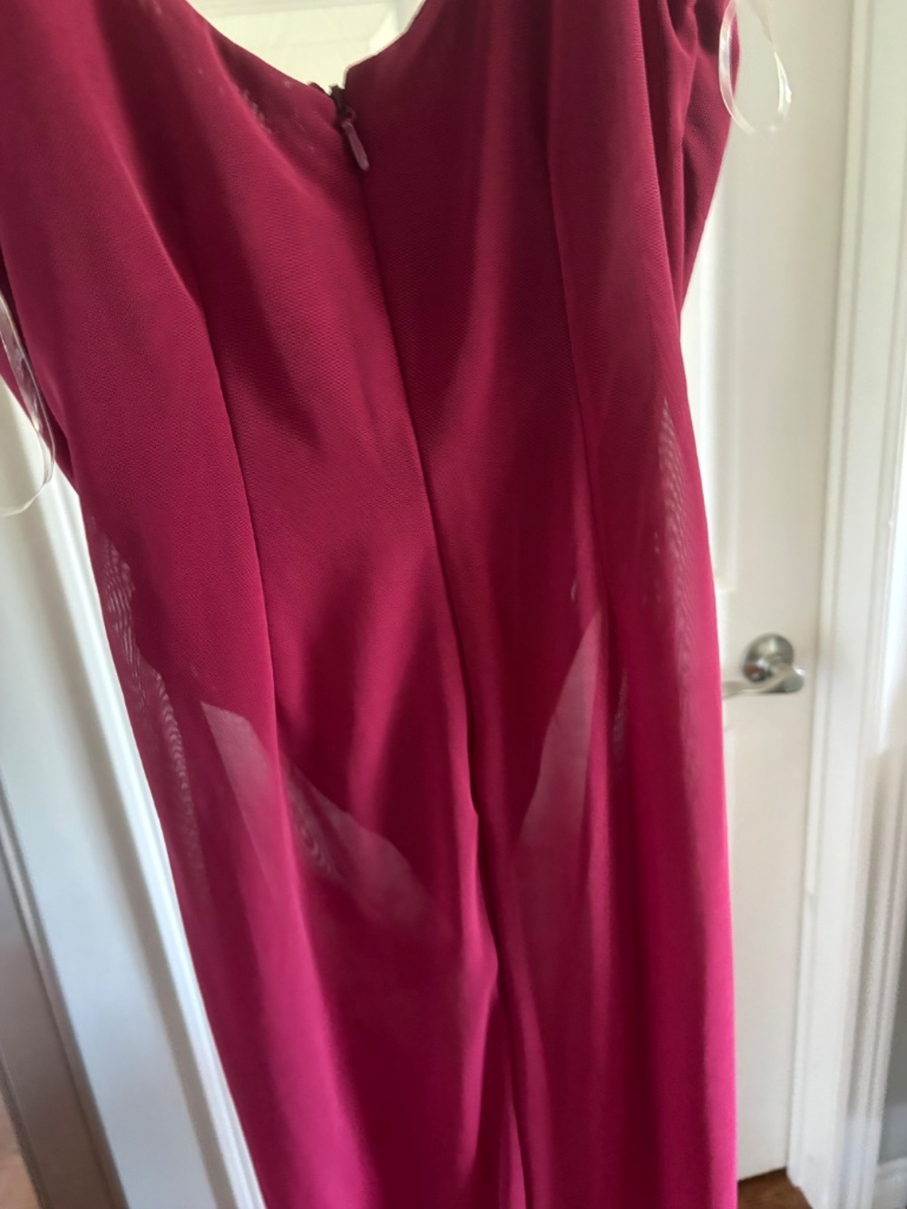 House of CB Red sheer dress - Picture 2 of 6